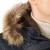 Natural fur hood trim, faux fur hood lining