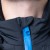 The upper turndown part of the placket to prevent face from touching the zipper lock.