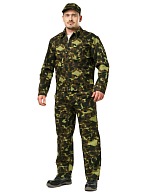 Men's camouflage  two-piece flight suit