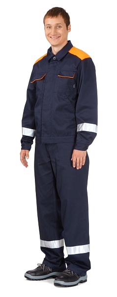 ENERGY-2 men's  work suit with reflective tapes