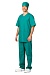 MEDIC men's medical scrubs, green