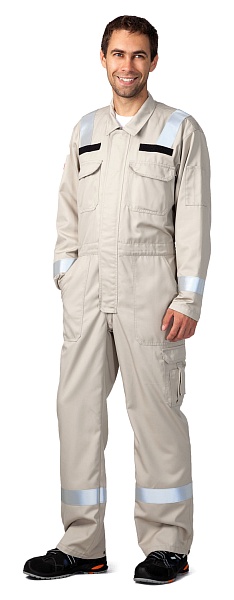 Coverall for oil companies (Megatec 250 fabric)