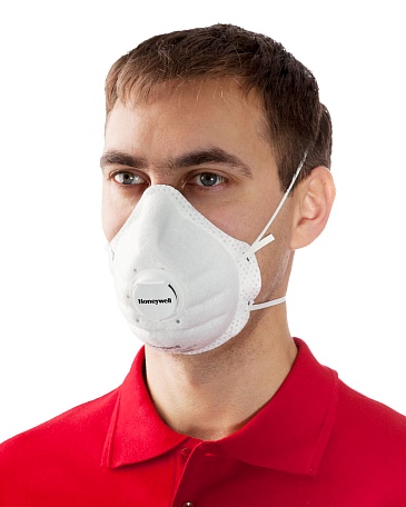 Filtering half-mask (respirator) SuperOne 3204 with exhalation valve for dust and mist protection