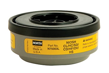 North® N75003L Organic Vapor and Acid Gas respirator cartridge