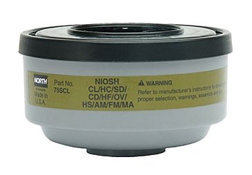 North® 75SLC Gas and Vapor respirator cartridge