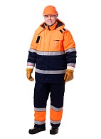 MAGISTRAL men's high visibility insulated work suit