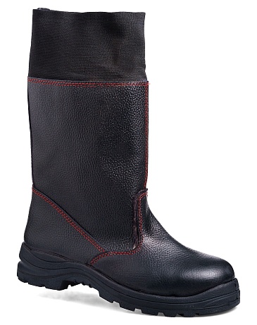 &quot;Utah-L&quot; founder's knee-high leather boots