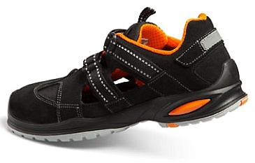 INDY ORANGE perforated leather shoes