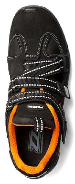 INDY ORANGE perforated leather shoes