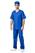 &quot;MEDIC&quot; men's medical scrubs, cornflower blue