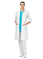 BIANCA-2 ladies medical lab coat