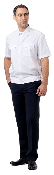 Short sleeve shirt, white