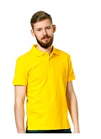 Short sleeve POLO shirt, yellow