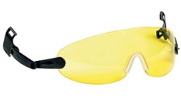 V6C™spectacles for attachment to a helmet yellow