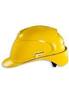 AIR WING a safety helmet with textile suspension harness (9762) yellow