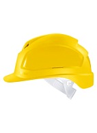 PHEOS a safety helmet with textile suspension harness (9772120) yellow
