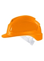 PHEOS a safety helmet with textile suspension harness (9772220) orange