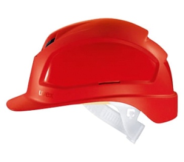PHEOS a safety helmet with textile suspension harness (9772320) red
