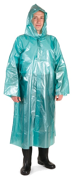 Polyethylene raincoat