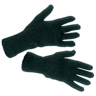 Wool blend two-layer gloves
