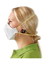 3M™ Aura™ 9310+ filtering half mask for protection against dust and mists (particulates) (FFP1, up to 4 MAC)