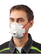 3M™ 8132 aerosol filtering half mask (respirator) (with exhalation valve)