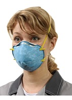 3M™ 9915P speciality aerosol filtering half mask (respirator) with additional protection against irritant action of acid gases and nuisance level organic vapors (FFP1, up to 4 MAC)