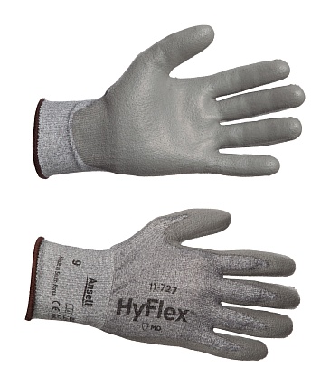 ANSELL HYFLEX&REG; 11-727 cut protection gloves, level 3