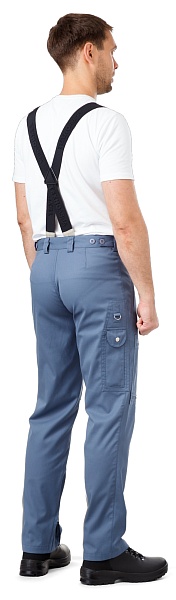 &quot;PILOT&quot; men's  trousers (gray-blue)