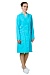 CRYSTAL ladies lab coat, turquoise