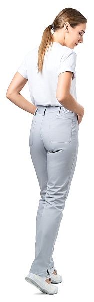 INGA ladies trousers, light-grey