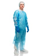 HACCPER EVATEX apron with sleeves 204x127m, 100m, blue (732000)