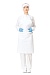 FOODMAKER chef tunic with turn back collar, men's/ladies