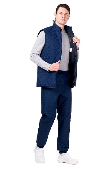 FRIDGE cold-insulated waistcoat, blue