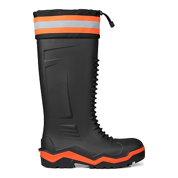 EXTRAGUARD knee-high mining boots with a complex of impact-protective properties