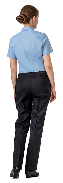 FLEX-T short sleeve lady's blouse, blue