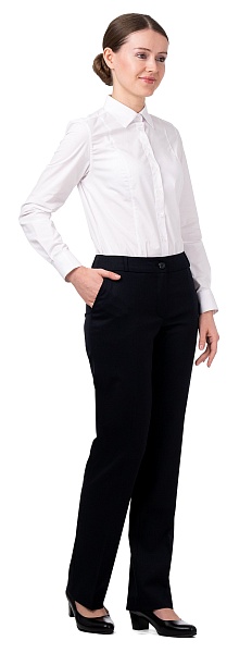 FLEX-T long sleeve lady's blouse, white