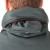 Hood can be stored in a special pocket on the collar