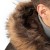 Natural fur hood trim, faux fur hood lining