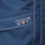 Pictograms on the pocket flap indicate fabric characteristics