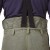 High-waisted heat-insulated trousers, elastic bib straps