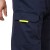 Spacious patch pockets on the side seams