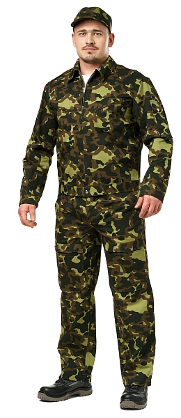 Men's camouflage  two-piece flight suit