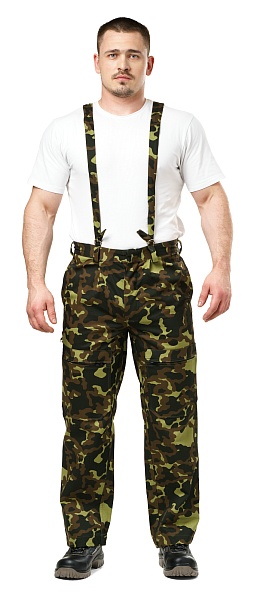 Men's camouflage  two-piece flight suit