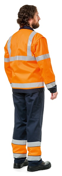 TERMINAL-A high visibility  work suit made of anti-static fabric
