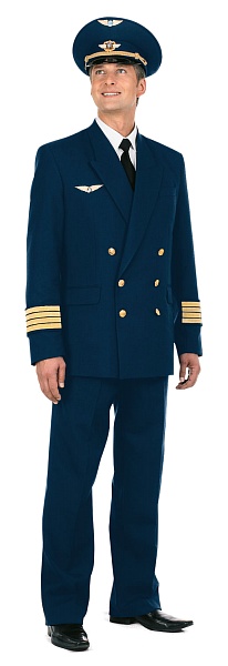 Men's double-breasted uniform suit