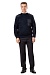 Men's uniform jumper with elbow patches