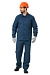 Men's  cotton work suit with reinforced elbow and knee areas for extra durability