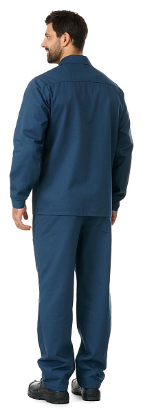 Men's  cotton work suit with reinforced elbow and knee areas for extra durability