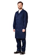 Men's cotton blend smock